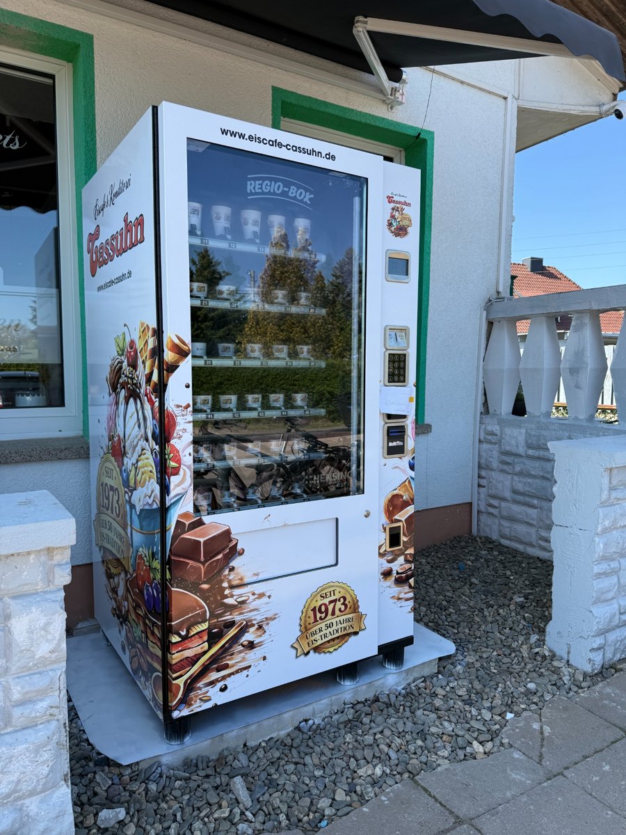 Eisautomat Vorderansicht